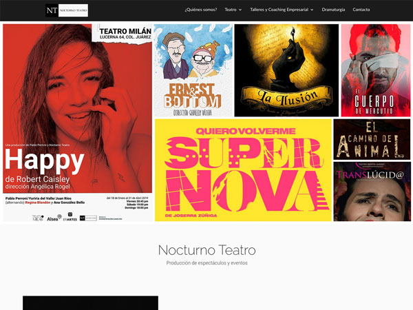 Nocturno Teatro Sitio Web